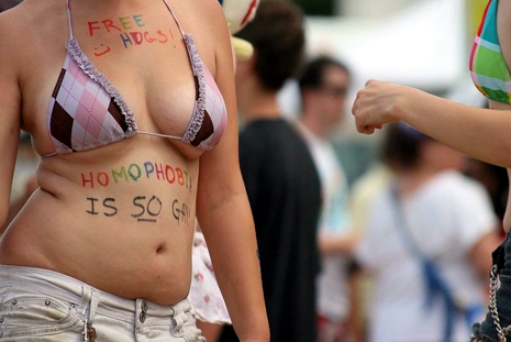 Homofobia protesto