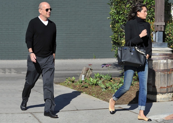Bruce Willis promoveu divisão desigual da herança entre as filhas