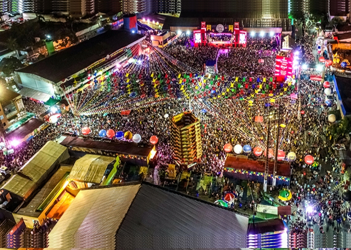 Empresa gestora divulga valores das taxas de ocupação no Parque do Povo