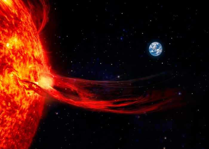 Megatempestade solar pode desativar internet por meses em 2024