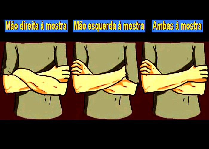 O jeito que você cruza os seus braços pode revelar coisas incríveis sobre você