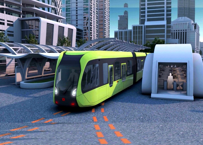Conheça o primeiro trem sem trilhos do mundo