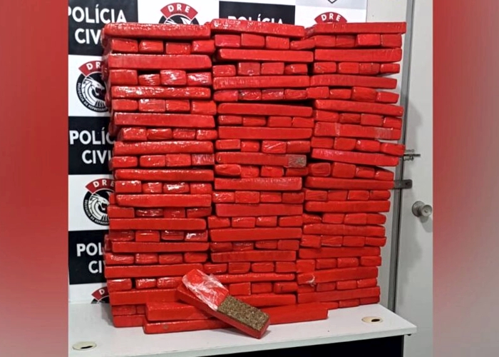 Polícia apreende cerca de 200 kg de maconha que seria comercializada e consumida no parque do povo