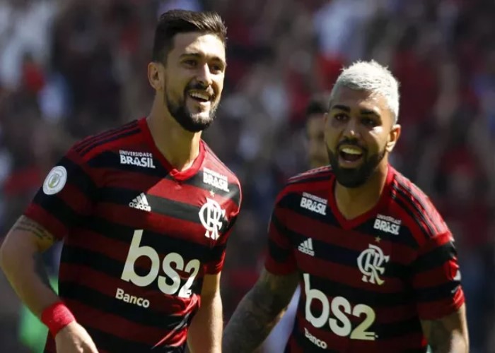 STJD reconsiderou o pedido do Athletico-PR e denuncia Gabigol e Arrascaeta